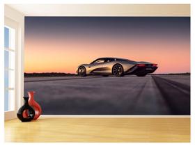 Papel De Parede 3D Carro Mc Laren Pista Super 3,5M Car244