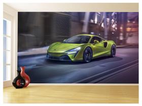 Papel De Parede 3D Carro Mc Laren Pista Super 3,5M Car252