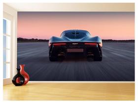 Papel De Parede 3D Carro Mc Laren Pista Super 3,5M Car290