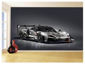 Papel De Parede 3D Carro Mc Laren Pista Super 3,5M Car293