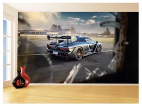 Papel De Parede 3D Carro Mc Laren Pista Super 3,5M Car299