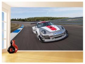 Papel De Parede 3D Carro Porsche 911 Gt3 Pista 3,5M Car319