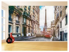 Papel De Parede 3D Cidade Antiga Paris Pintura 3,5M Cda72 Papel De Parede 3D Cidade Antiga Paris Pintura 3,5M Cda72