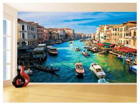 Papel De Parede 3D Cidade Veneza Italia Canais 3,5M Ncd356 Papel De Parede 3D Cidade Veneza Italia Canais 3,5M Ncd356