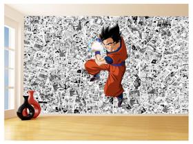 Papel De Parede 3D Dragon Ball Goku Gohan Anime 3,5M Dbz603