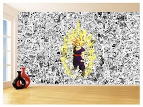 Papel De Parede 3D Dragon Ball Goku Gohan Anime 3,5M Dbz607