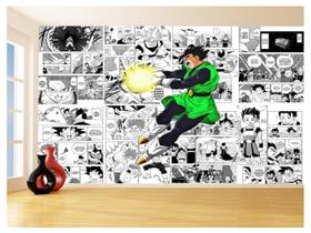 Papel De Parede 3D Dragon Ball Goku Gohan Anime 3,5M Dbz716