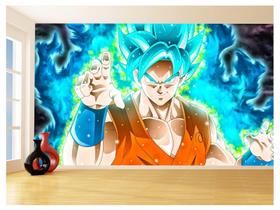 Papel De Parede 3D Dragon Ball Goku Vegeta Anime 3,5M Dbz08