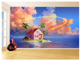 Papel De Parede 3D Dragon Ball Goku Vegeta Anime 3,5M Dbz23 Papel De Parede 3D Dragon Ball Goku Vegeta Anime 3,5M Dbz23