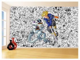 Papel De Parede 3D Dragon Ball Trunks Freeza 3,5M Dbz617