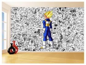 Papel De Parede 3D Dragon Ball Vegeta Anime 3,5M Dbz577 Papel De Parede 3D Dragon Ball Vegeta Anime 3,5M Dbz577