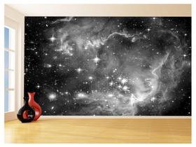 Papel De Parede 3D Espaço Estrelas Galáxia 3,5M Nsp138