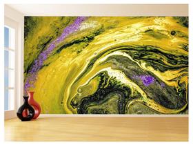 Papel De Parede 3D Estilo Marmore Tintas Cores 3,5M Mbr140