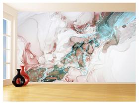 Papel De Parede 3D Estilo Marmore Tintas Cores 3,5M Mbr179