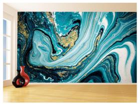 Papel De Parede 3D Estilo Marmore Tintas Cores 3,5M Mbr98