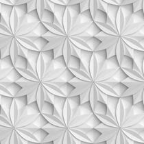 Papel De Parede 3D Folha Geometrica Adesivo Decorativo Sala