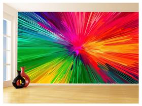 Papel De Parede 3D Geométrico Formas Linhas Cor 3,5M Gmt101 Papel De Parede 3D Geométrico Formas Linhas Cor 3,5M Gmt101