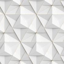 Papel De Parede 3D Geometrico Losango Decorativo Autocolante