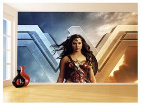 Papel De Parede 3D Heroina Mulher Maravilha 3,5M Nhma310