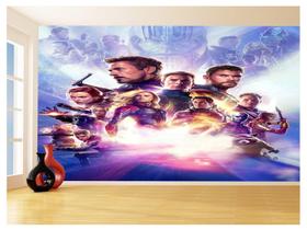 Papel De Parede 3D Heróis Vingadores Ultimato 3,5M Nhma287