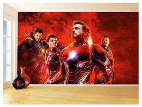 Papel De Parede 3D Heróis Vingadores Ultimato 3,5M Nhma292