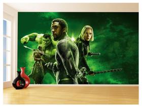 Papel De Parede 3D Heróis Vingadores Ultimato 3,5M Nhma293