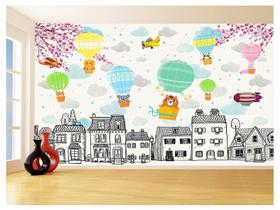 Papel De Parede 3D Infantil Bichinos Floresta 3,5M Azs366