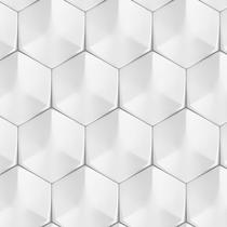 Papel De Parede 3D Lajota Hexagano Adesivo Decorativo Sala