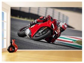 Papel De Parede 3D Moto Gp Grand Prix Corrida 3,5M Bkm66