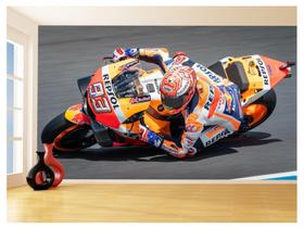 Papel De Parede 3D Moto Gp Grand Prix Corrida 3,5M Bkm67