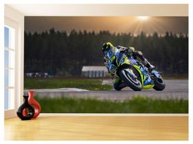 Papel De Parede 3D Moto Gp Grand Prix Corrida 3,5M Bkm80