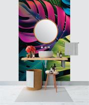 Papel de Parede 3D Painel 1,5M Costela de adão Decorado Jadim Realista Auto Colante Lavável Papel de Parede 3D Painel 1,5M Costela de adão Decorado Jadim Realista Auto Colante Lavável