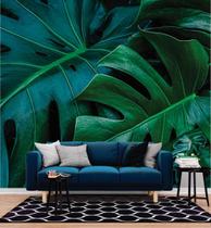Papel de Parede 3D Painel 2,5M Folhas Costela de Adão Verde Folhagem Auto Colante Vinílico Lavável Papel de Parede 3D Painel 2,5M Folhas Costela de Adão Verde Folhagem Auto Colante Vinílico Lavável