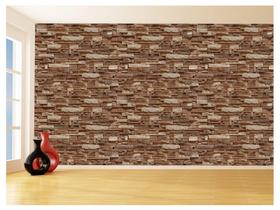Papel De Parede 3D Pedras Sala Quarto Cozinha 3,5M Stn05 Papel De Parede 3D Pedras Sala Quarto Cozinha 3,5M Stn05