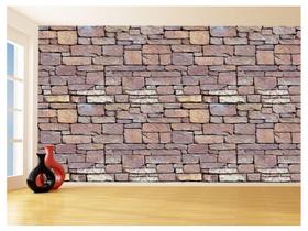 Papel De Parede 3D Pedras Sala Quarto Cozinha 3,5M Stn09 Papel De Parede 3D Pedras Sala Quarto Cozinha 3,5M Stn09