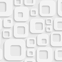 Papel De Parede 3D Quadrados Diversos Tamanhos Autocolante