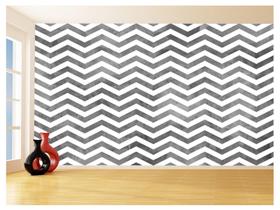 Papel De Parede 3D Sala Chevron Zig Zag Listras 3,5M Zig123