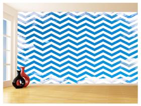 Papel De Parede 3D Sala Chevron Zig Zag Listras 3,5M Zig84