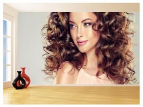 Papel De Parede 3D Salão De Beleza Corte Cabelo 3,5M Slb12