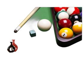 Papel De Parede 3D Salão De Jogos Bilhar Sinuca 3,5M Jcs07