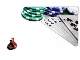 Papel De Parede 3D Salão De Jogos Cartas Poker 3,5M Jcs87