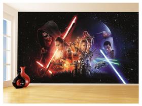 Papel De Parede 3D Star Wars Guerra Nas Estrelas 3,5M Stw12