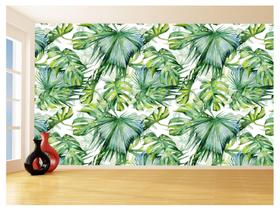 Papel De Parede 3D Textura Folhas Tropicais Mata 3,5M Txt72