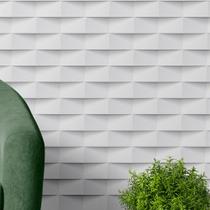 Papel De Parede 3D Tijolos Branco e Cinza Autocolante Quarto Sala Cozinha