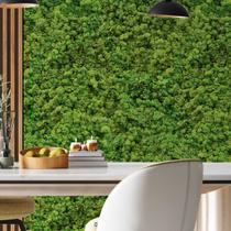 Papel de Parede 9M Musgo de Rena Verde 3d Vinilico Jardim Tropical Paisagem