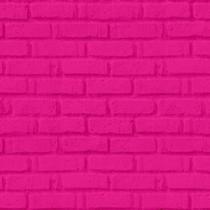 Papel De Parede Adesivo 3D Tijolo Tijolinho Rosa Pink 1,60M