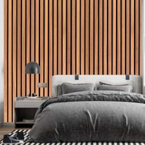 Papel De Parede Adesivo 45cm X 5m Ripado Amadeirado