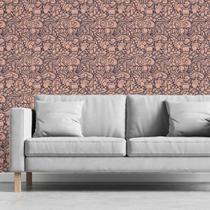 Papel de Parede Adesivo Abstrato Café Rosa N03083 0,58X2,5M Papel de Parede Adesivo Abstrato Café Rosa N03083 0,58X2,5M