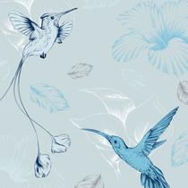 Papel de Parede Adesivo Animal Beija-Flor - 035