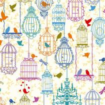 Papel de Parede Adesivo Animal Passarinhos - 017